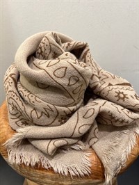 Taupe Fine Cotton Tørklæde 