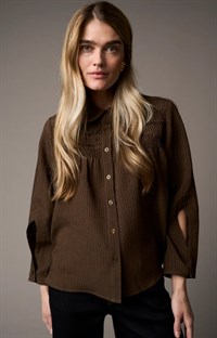 Pieszak PD-Cassandra New Pintuck Velvet Shirt 