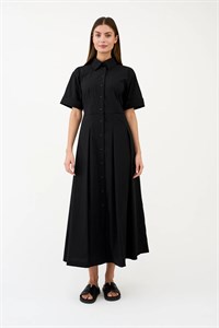 Pieszak Tulip Poplin Maxidress Black 