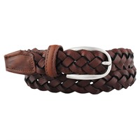 BSWK Leather Belt Dark Brown   