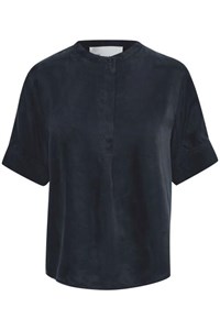 My Essential Wardrobe Diana Blouse Total Eclipse