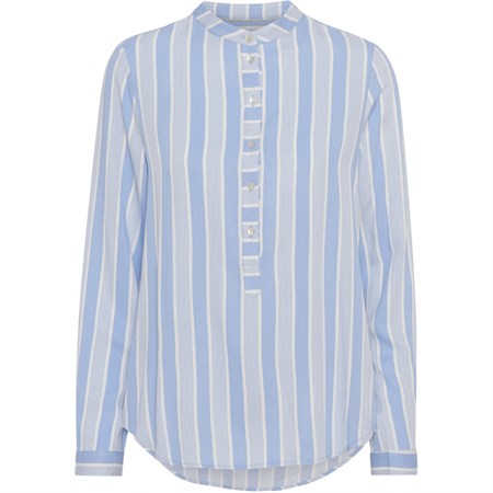 CostaMani Emil Shirt  Blue & White Stripe 