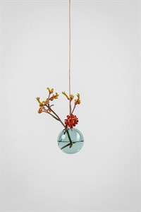 Studio About Hanging Flower Bubble, Small, Cyan 