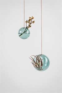 Studio About Hanging Flower Bubble, Medium, Cyan 