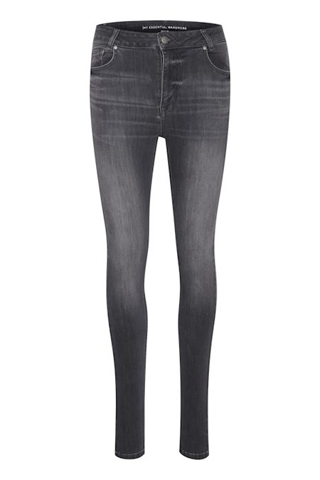 My Essential Wardrobe Celina Jeans High Slim Medium Grey 