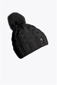 Parajumpers Wool Cable Hat Black