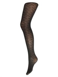 Sneaky Fox Pantyhose Leo Black ONE SIZE