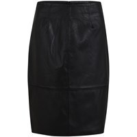 Coster Copenhagen Maggie Leather Skirt Black 