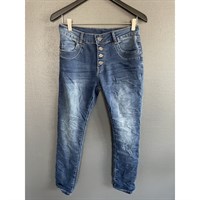Denim Jeans W/ Stretch 4 Knap Blue     
