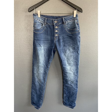 Denim Jeans W/ Stretch 4 Knap Blue     