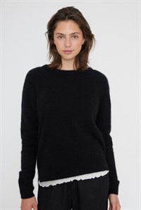 Six Ames Joie Solid Sweater Black 