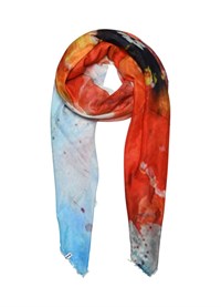 Tif Tiffy Aquaplant Scarf Unique