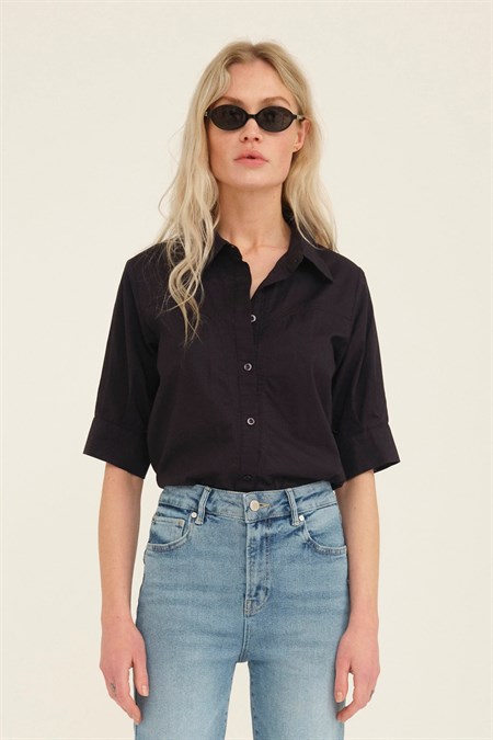 Pieszak PD-Whitney Boheme SS Shirt Deep Navy Blue 