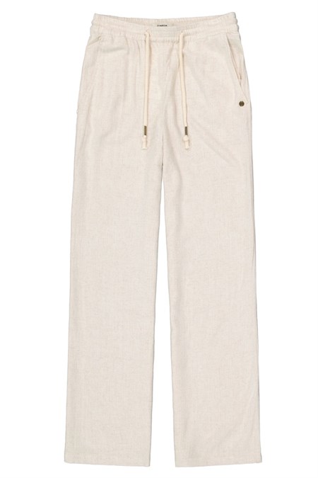 Garcia Linen Pants Neutral Beige