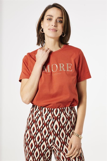 Garcia Amore Cotton T-Shirt Picante  