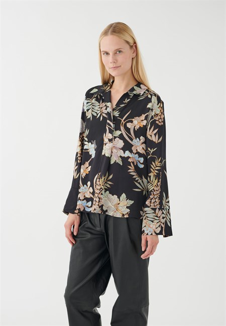 Dea Kudibal Janetdea Blouse With Wide Cuffs Mimosa Black  