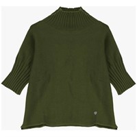 Please Turtleneck Sweat Military ONE SIZE