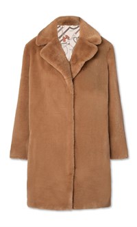 Charlotte Sparre Coat Solid Cognac 