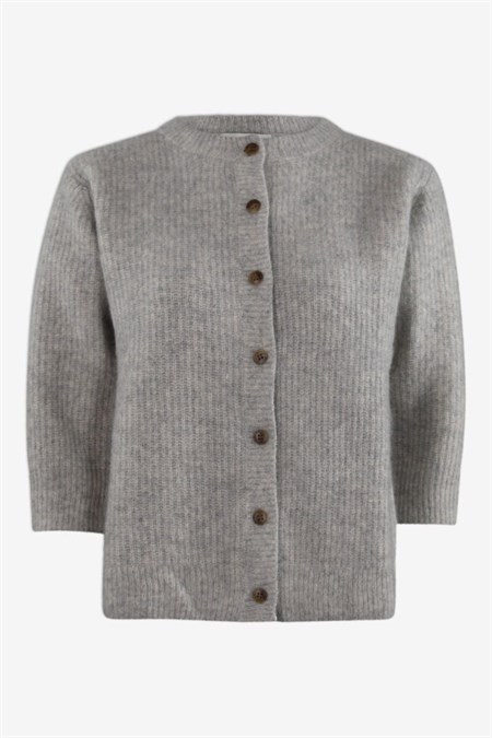 Six Ames Ofina Cardigan Grey Melange  