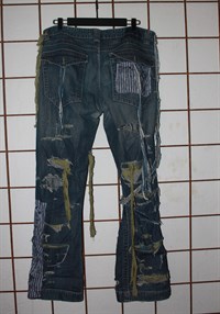 Cementfabrikken Handmade Design Distressed Denim pants