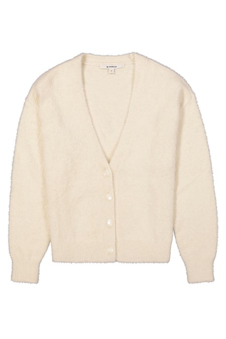 Garcia Cardigan White Cap 