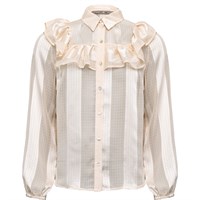 CostaMani Chiffon Shirt Off White 