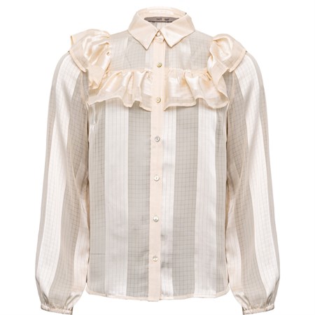 CostaMani Chiffon Shirt Off White 