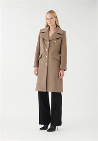 Dea Kudibal Ginza Coat with Chest Pockets Praline   