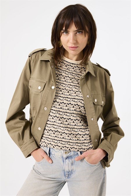 Garcia Cotton Jacket Olive 