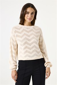 Garcia Pullover Cotton Whitecap 