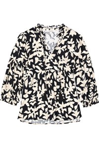 Garcia Shirt Blouse Black Printed 