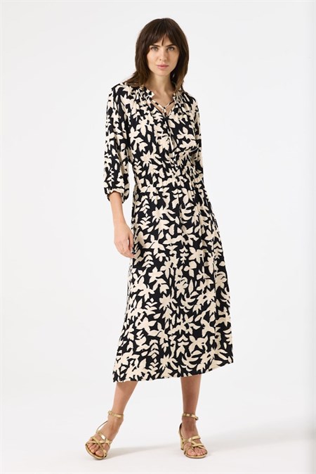 Garcia Dress Viscose Printed Black 