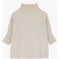 Please Turtleneck Knit Sand ONE SIZE    