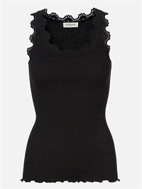 Rosemunde RW Babette SL U-neck Long Lace Top Black