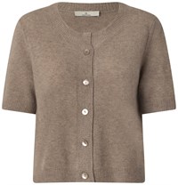 Charlotte Sparre Cashmere Cardigan Sand   