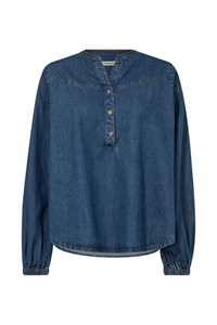 Pieszak PD-Harper Chambrey Blouse Denim Blue   