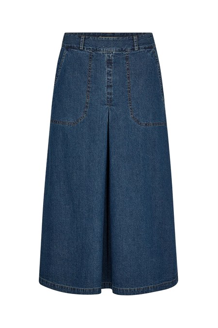 Pieszak PD-Harper Chambrey Skirt Denim Blue   