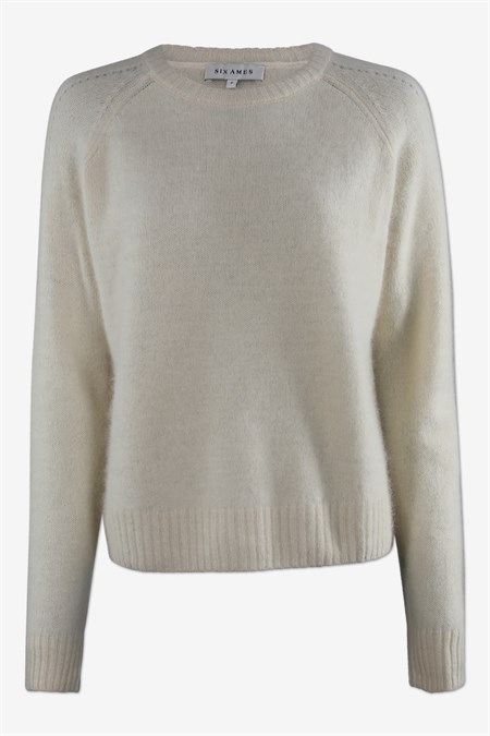 Six Ames Yolani Sweater Off White 