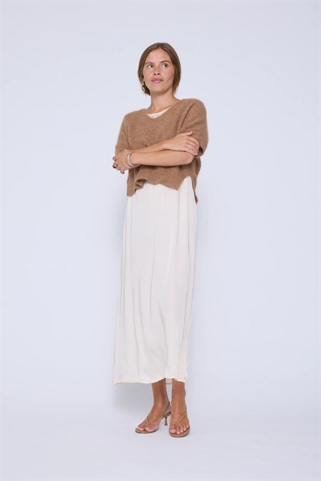 Six Ames Illia Dress Off White 