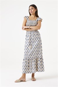 Garcia Skirt Blue Printed
