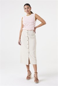 Garcia Skirt Beige Stone 