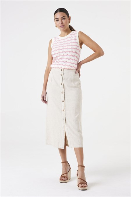 Garcia Skirt Beige Stone 