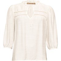 CostaMani Barbel Blouse White Taupe  