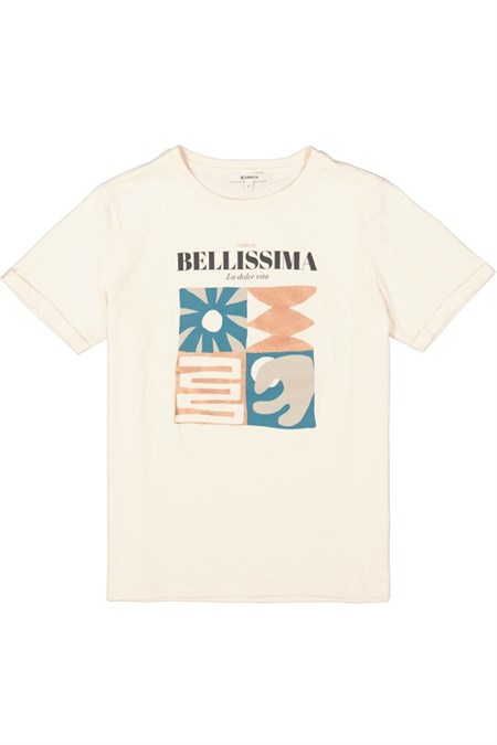 Garcia T-Shirt Fashion Printed White cap  