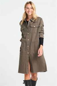 CostaMani Foxy Long Jacket Army  