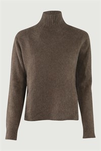 Six Ames Jade Sweater Chocolate Melange  