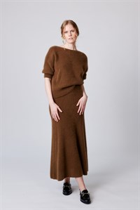 Six Ames Moi Sweater Chocolate Melange  