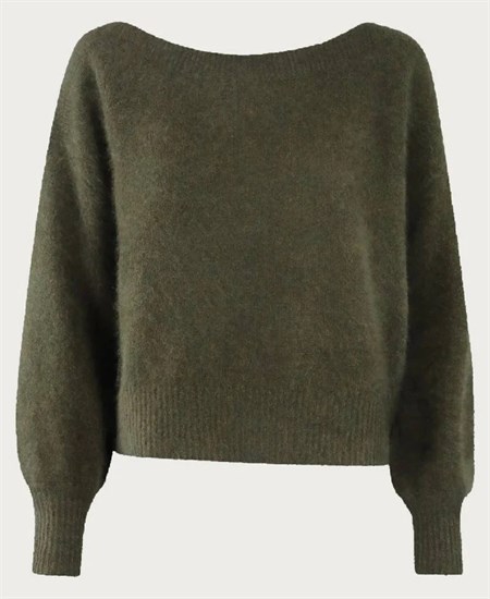 Six Ames Malou Sweater Army Melange    