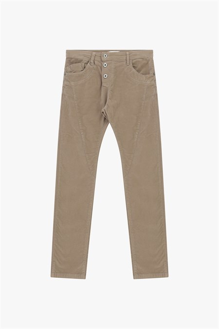 Please 3B Velour Jeans Fango Columbo 
