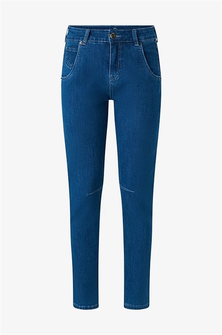 Costamani Capri Jeans m/klap på baglomme Denim 